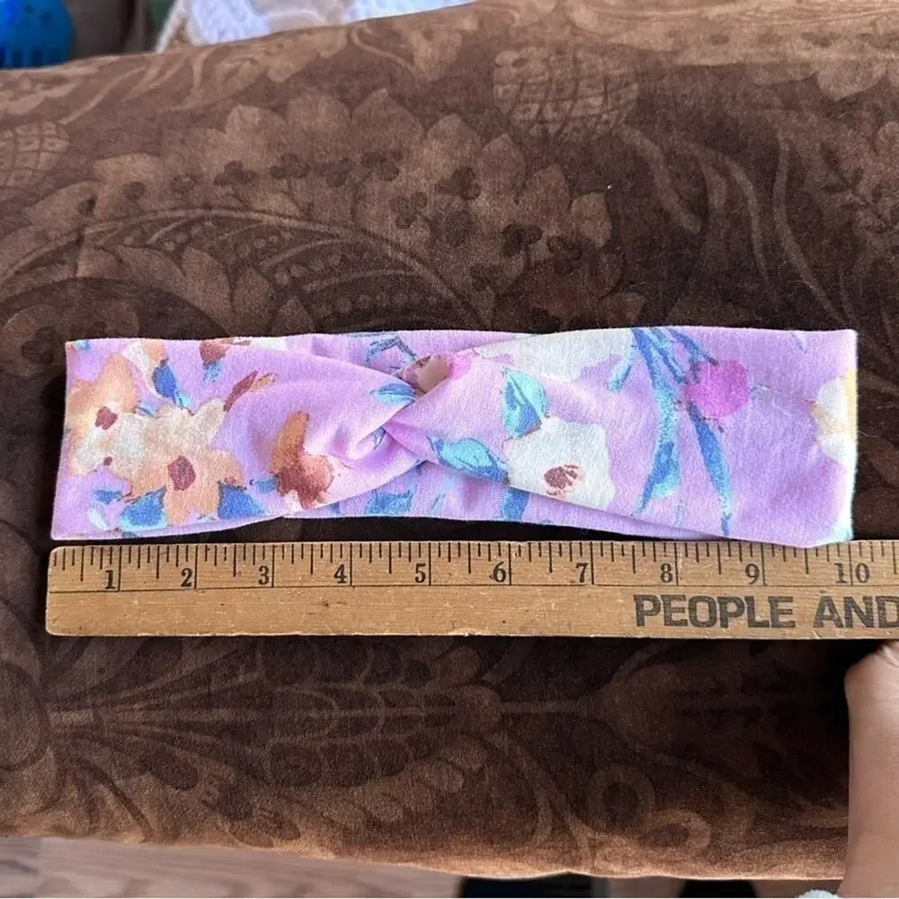 Handmade flower twist headband